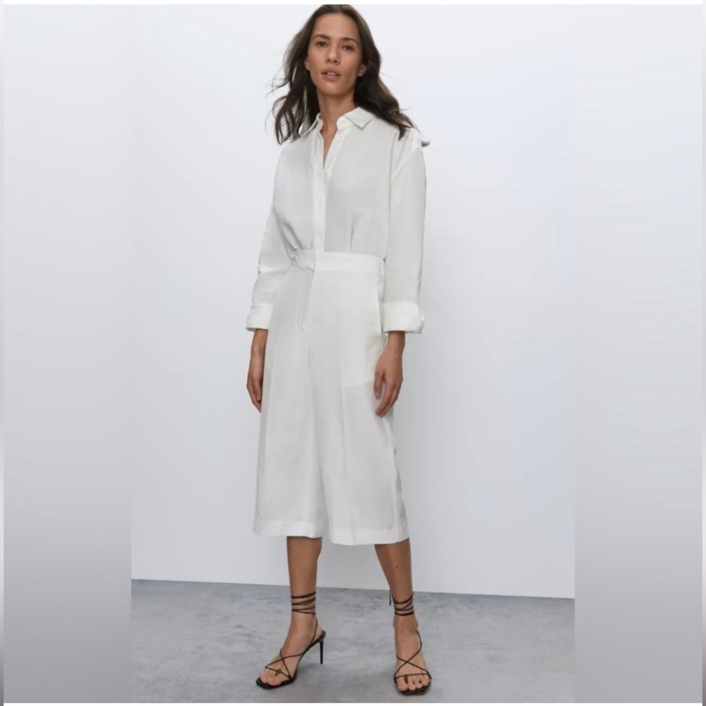 Babaton/Aritzia High rise, wide legged, cropped NWT size 12 Tahoma pants